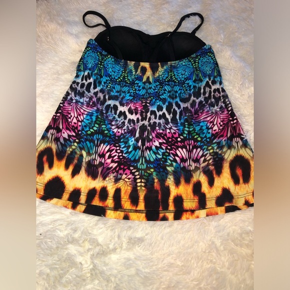 Colorful Butterfly print tankini - Picture 9 of 15